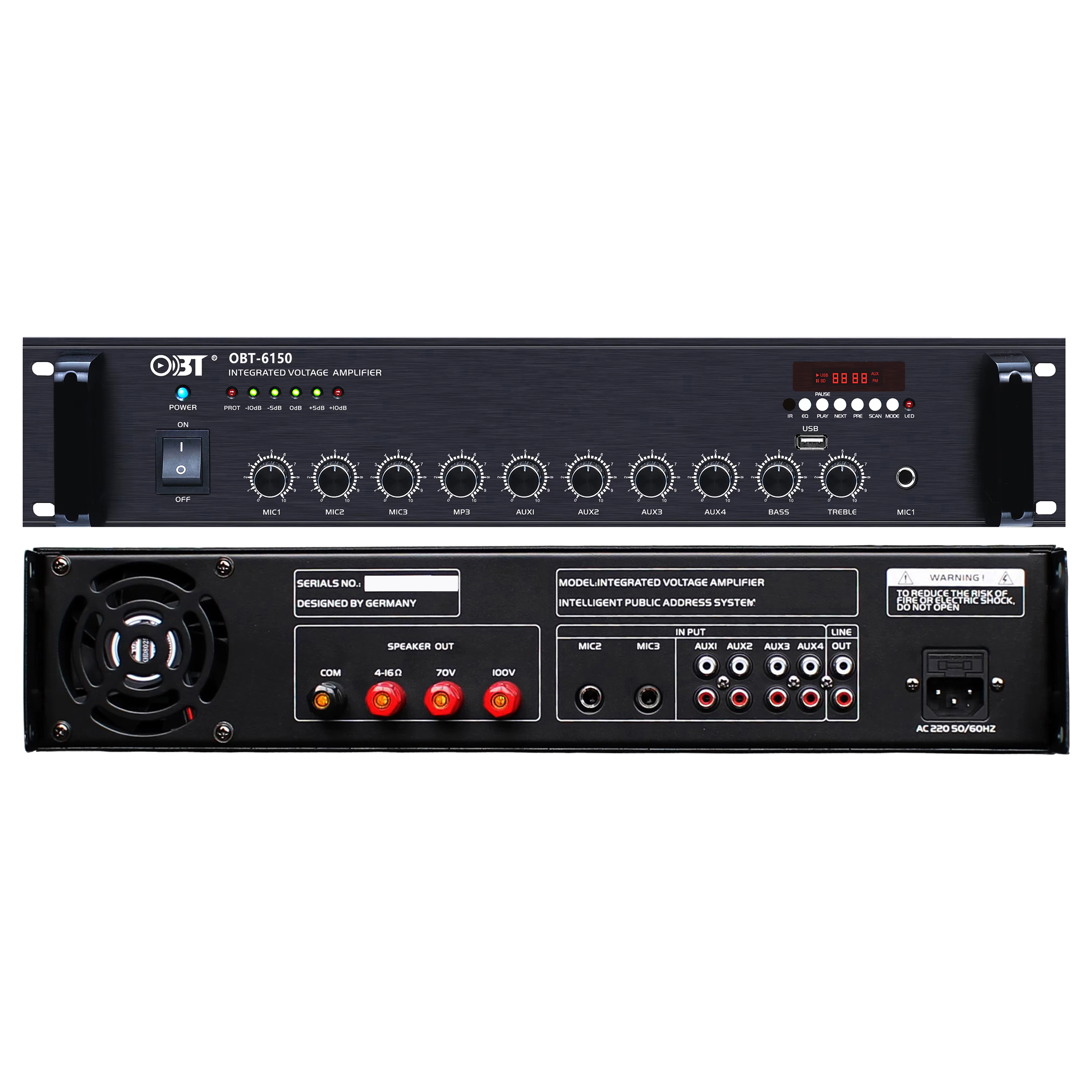 合并定壓功放機(jī) OBT-6150_BT