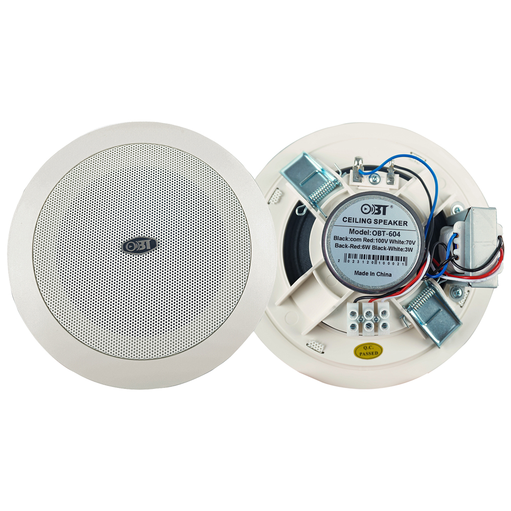 高品質天花喇叭（優質塑膠） OBT-604