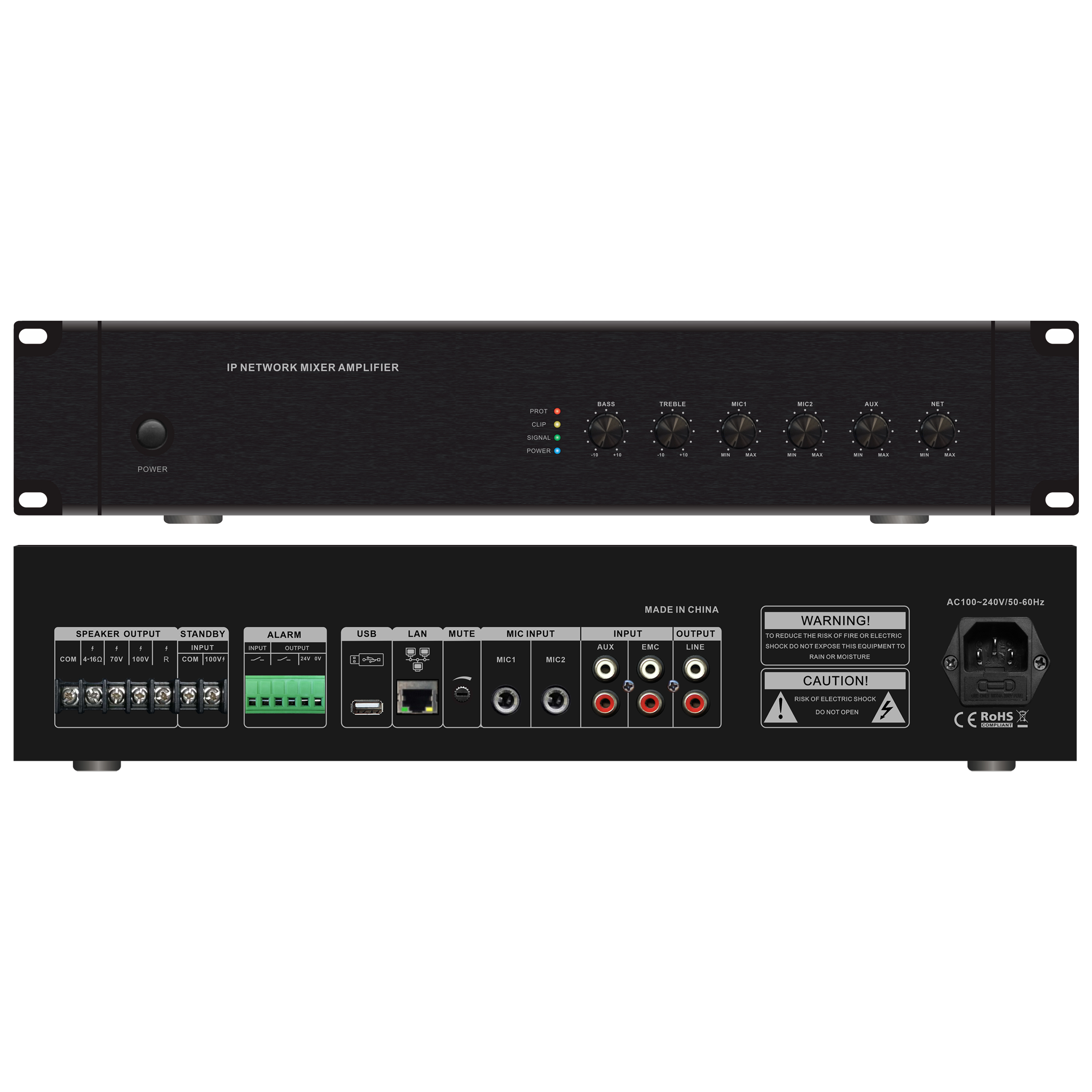 500W多功能網(wǎng)絡(luò)功放 OBT-NP6500C