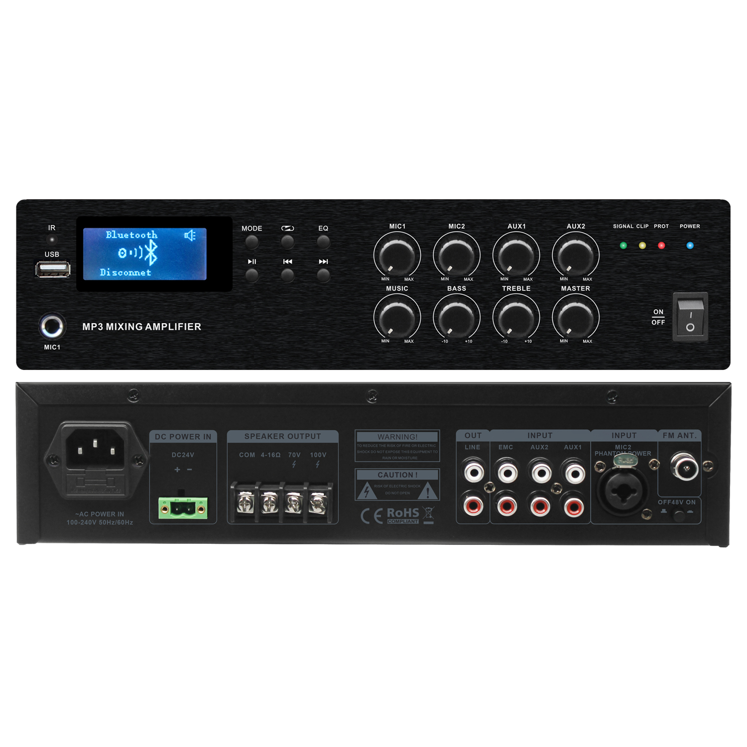 桌面式一體功放機 OBT-6120