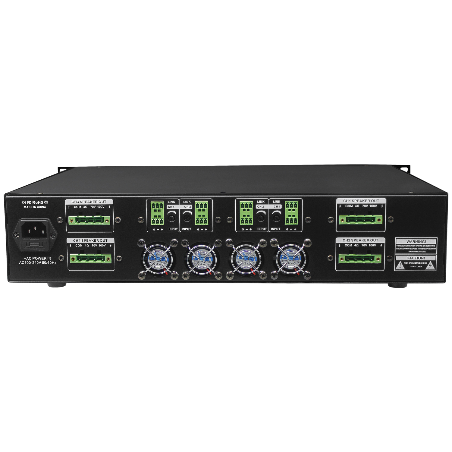 4通道純后級功放 OBT-7448